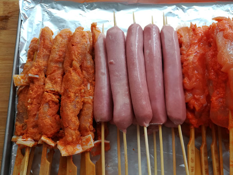 如何制作不油腻的健康烧烤肉串